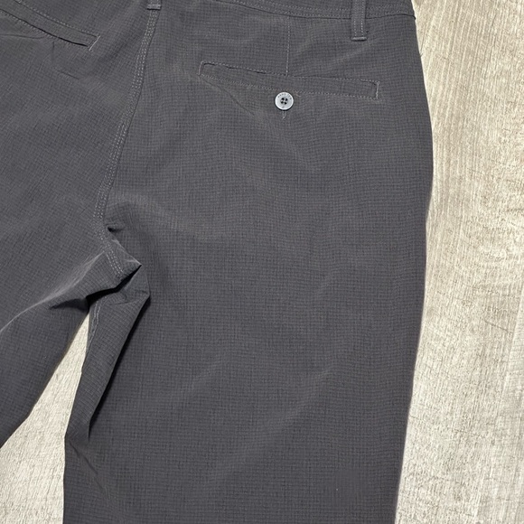Men's Hang Ten 32 Medium Khakis Chino Black Shorts Hybrid Casual Stretch Golf - Picture 7 of 11